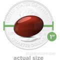 Suplemento mineral de vitamina ocular contém softgels de zinco